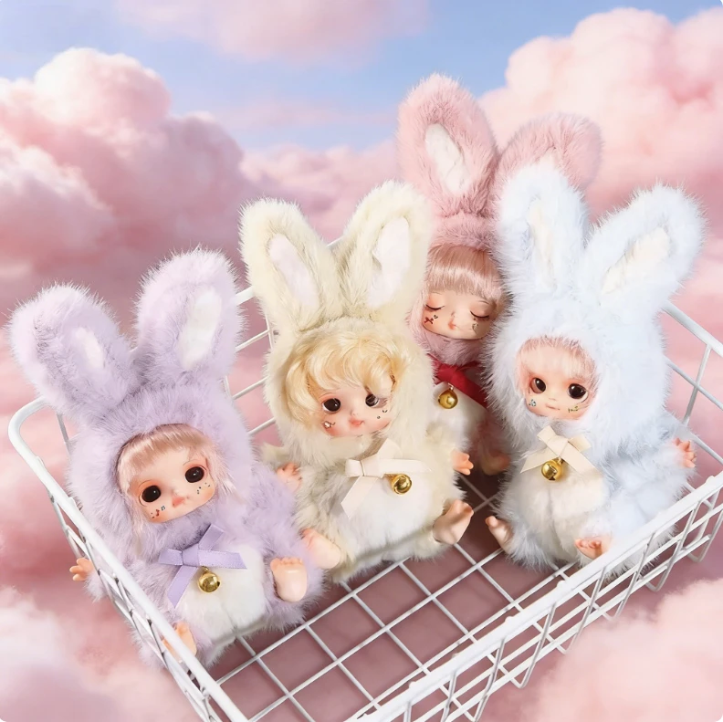 

Новинка 2026, серия Anne Baby Pet, плюшевая коробка с затвором, кукла, стиль, декор для спальни, идеальный подарок для девочек