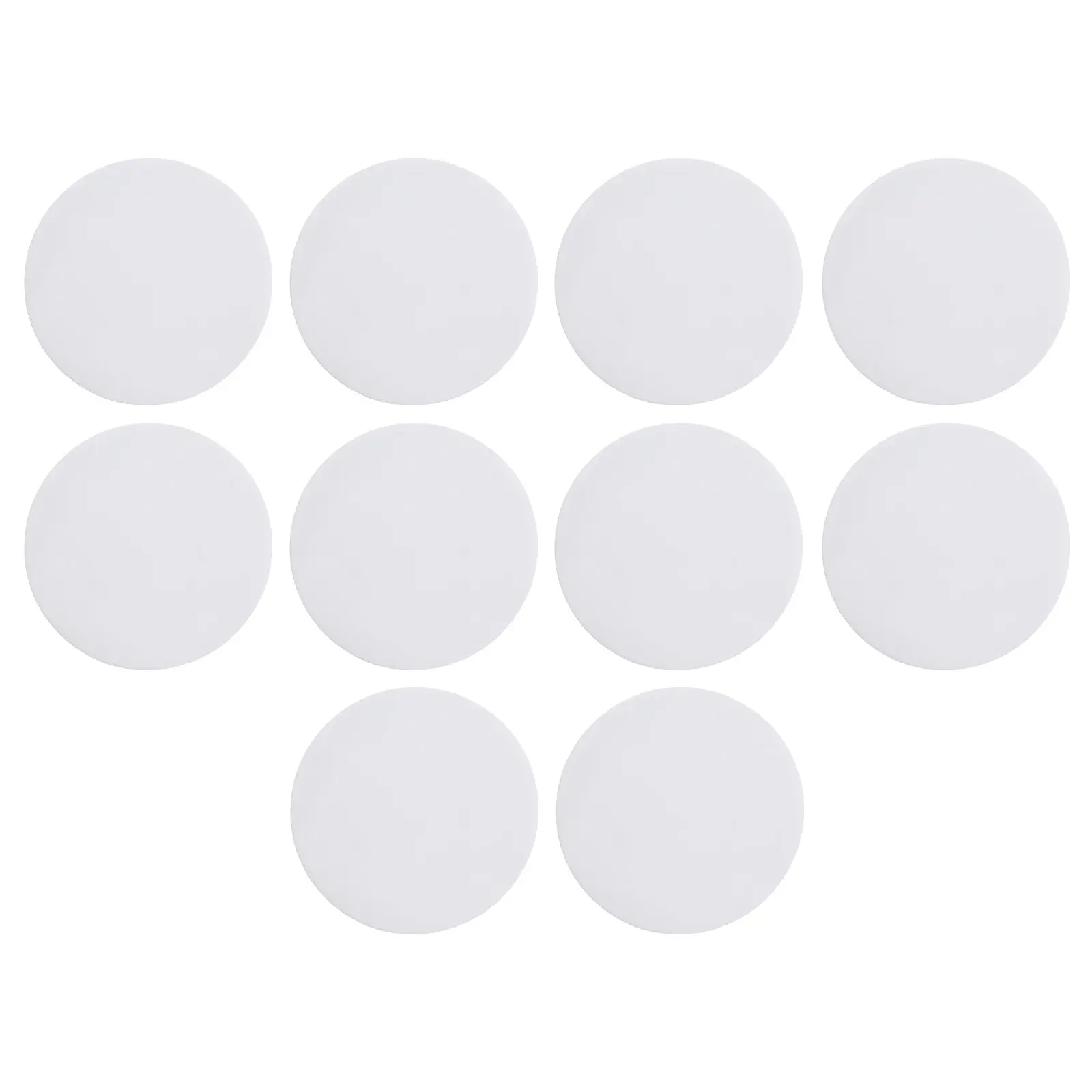 

10Pcs Manicure Pallets Silicone Nail Palettes Sturdy Non-Breakable Mixing Plates Nail Art Tools Display Set