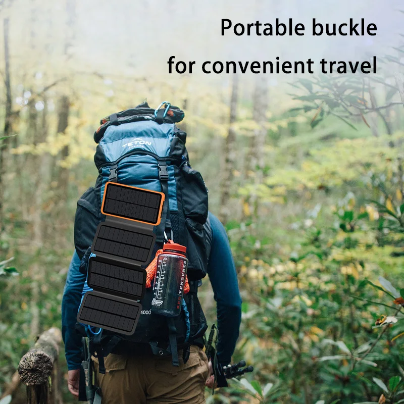 باور بانك يعمل بالطاقة الشمسية بقدرة 500000 مللي أمبير في الساعة بقدرة 120 وات، شحن سريع للغاية مع بطارية خارجية لمصباح يدوي لهاتف iPhone Huawei #5