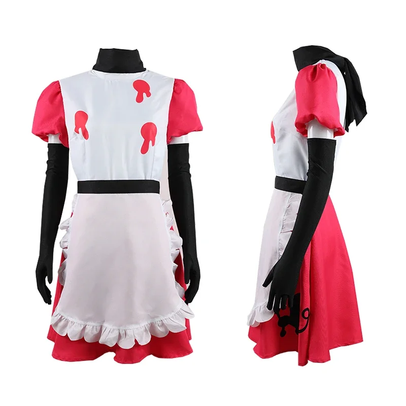 Fancy Dress Outfits Anime Hazbin Niffty Cosplay Costume Halloween Carnival Party Women Maid Suit Hotel Cosplay Halloween Party