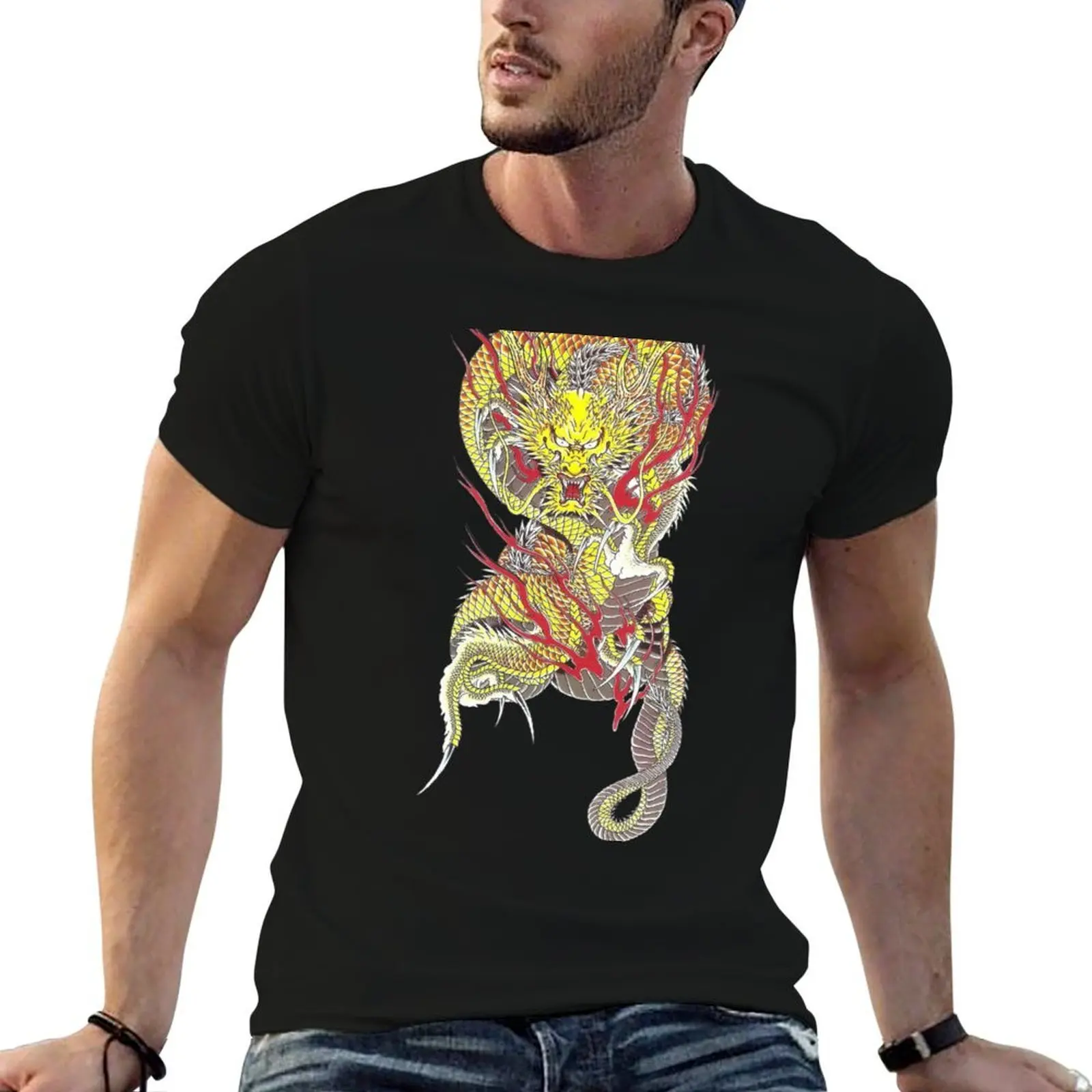 

Yakuza 2 Ryuji Goda T-Shirt man tshirt anime t shirts for man man t shirts for men casual T-shirt