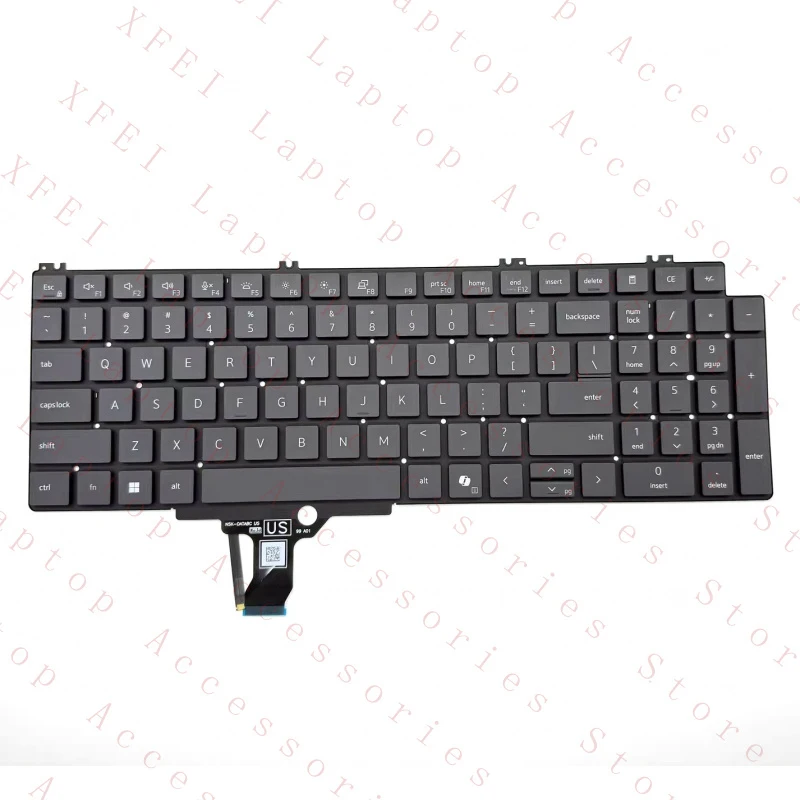 

D New for Dell Pro MAX 18 Plus MB18250 Laptop US Backlit Keyboard 09NP4C 9NP4C