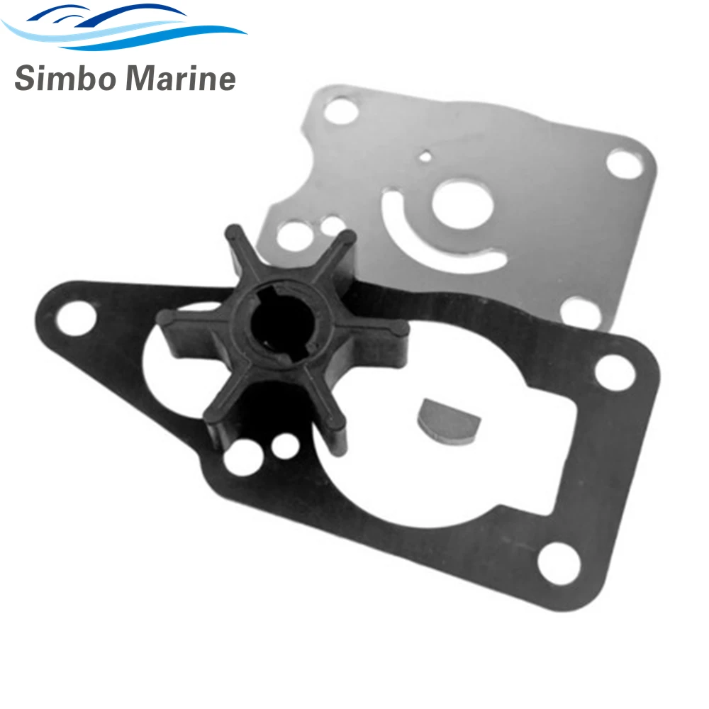 17400-98650 Water Pump Impeller Kit For Suzuki 2 Stroke Outboard DT4 DT5 Motor 17400-98651 17400-98652 Sierra 18-3260