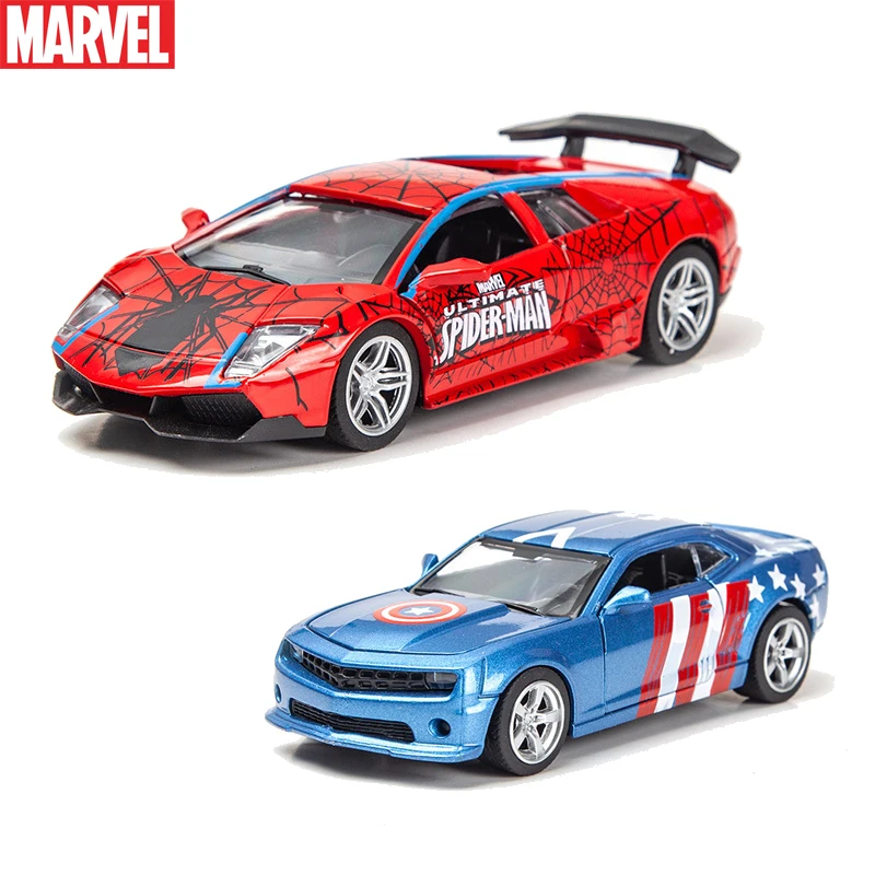 New Hot Sales Modèle De Voiture En Alliage Marvel Avengers Pour Enfants, Jouets De Course Lamborghini, Cadeaux D'anniversaire