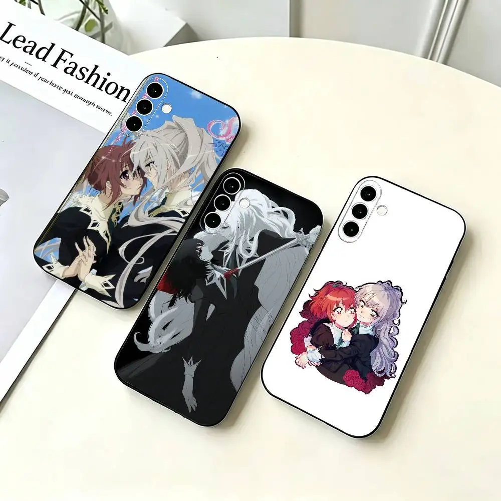 LOVE Anime M-Maria-sama ga Miteru Black Soft Silicone Phone Case for Samsung A73 20,21,22,31,32,52,53,72