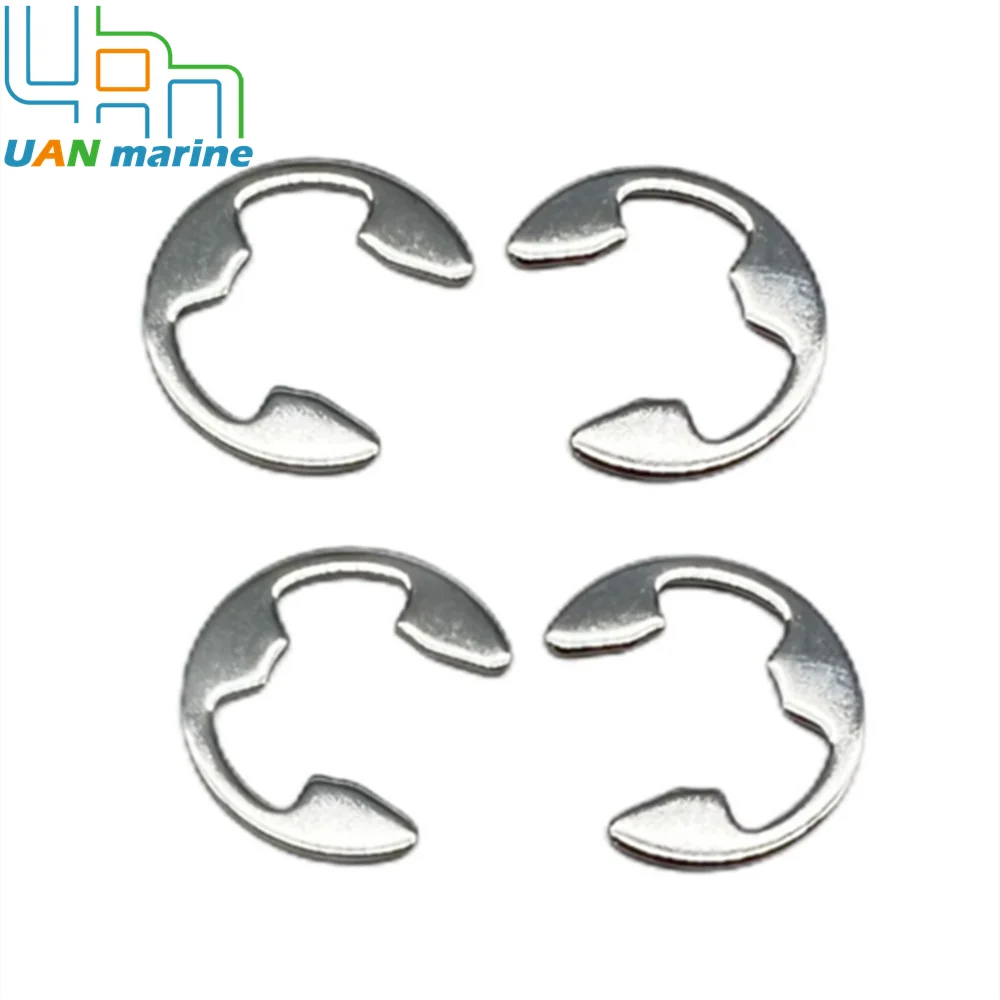 4 foto bantalan driveshat cincin E untuk MerCruiser Alpha 1 Gen 2 Quicksilver Anchor pin circlips E-Ring53-815949 815949 18-2345