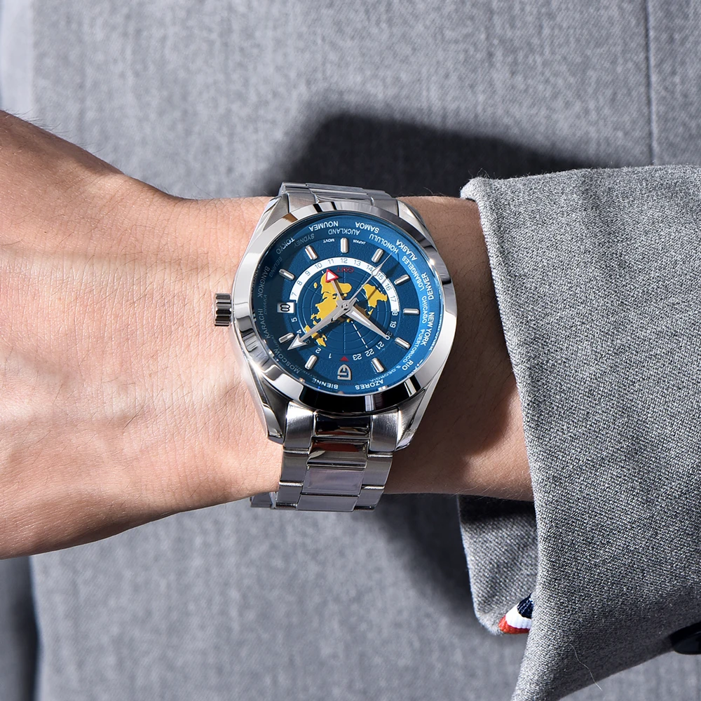 PAGANI DESIGN 1788 Leichte, luxuriöse mechanische Uhr, NH34A-Uhrwerk, Saphirglas, Herrenuhr, 316L, komplett aus Stahl, wasserdichte Herrenuhren