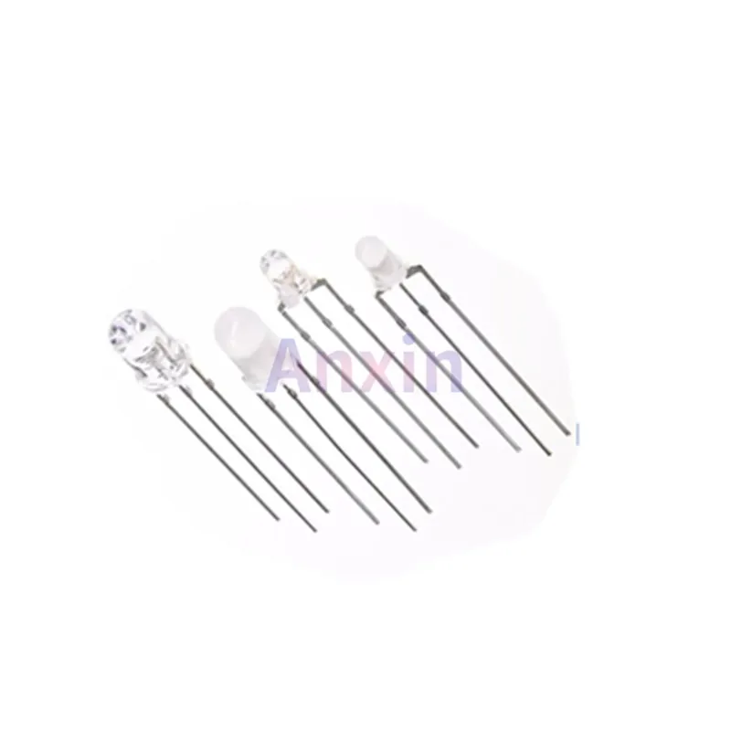 100PCS 2*3*4MM Square LED Emitting Diode Lamp White Red Green Blue Yellow Clear Diffused Color Micro DIY Indicator 3V 2×3×4