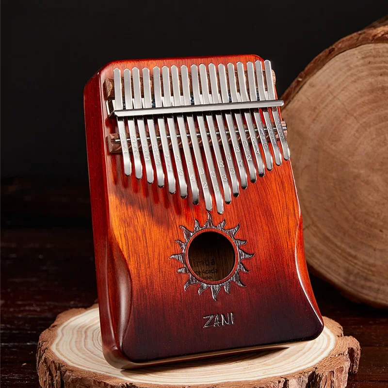 Kalimba 17 klawiszy, pianino palcowe z młoteczkiem stroikowym, wysokiej jakości przenośna drewniana klawiatura, instrument muzyczny dla miłośników muzyki.