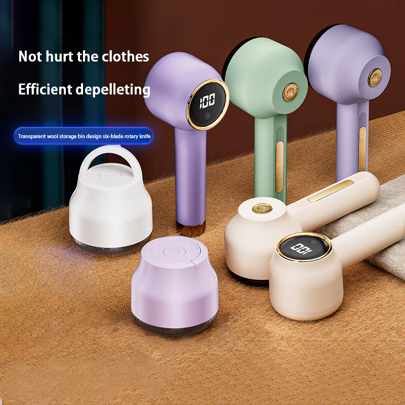 Lint Remover voor kleding Elektrisch pellet Pluis Trui Stofscheerapparaat Trui Baltrimmers USB oplaadbaar LED digitaal display