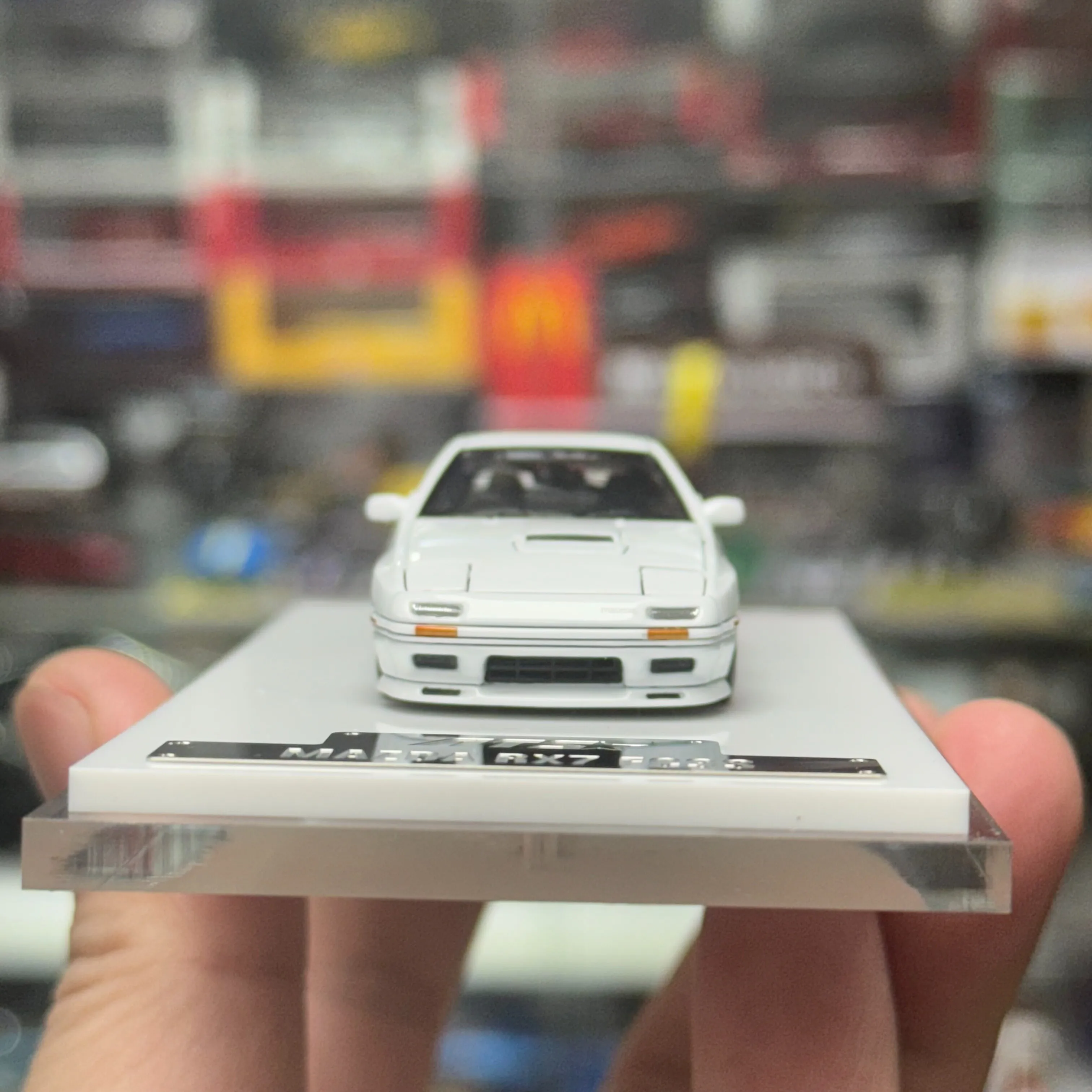 ATS Mazda RX7 FC3S Alloy Pop-up Headlights 1:64 Hi Detail Hi Precision Simulatio Diecast Alloy Collectibl Car Model Perfect Gift