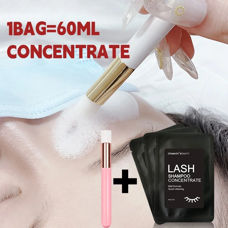 Concentrate Mousse Eyelash Shampoo Gentle Cleansing Eyelashes Grafting Extension Eyelashes Mousse Foam Eyelash Dedicated Cleaner