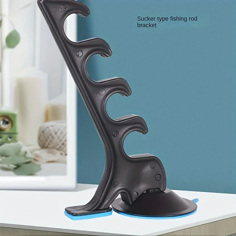 1/2pcs Fishing Rod Holder Car Mounted Suction Cup Cliff Sensing Sea Fishing Rod Storage Device Fishing Gear