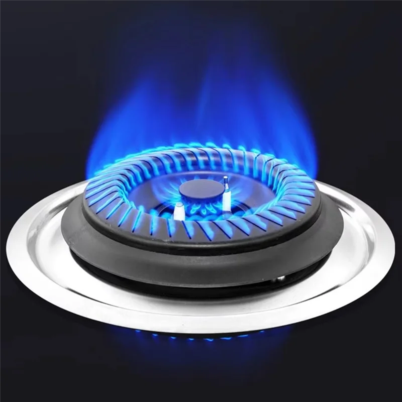 【Party-Decoration】Embedded Gas Stove With Stainless Steel Lids Efficient Gas Diffusers And High Foot Burner Core
