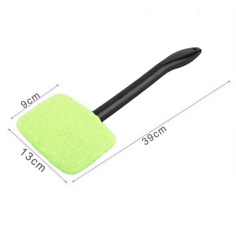 Car Window Cleaner Brush Microfiber Windshield Wiper Wash Brush Cleaning Mop Long Handle Cleaning Washing Tool Auto Accessories