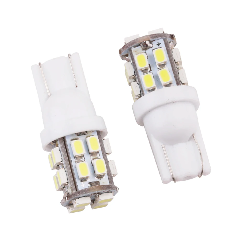 500PCS  T10 Wedge Bulb Lamp White 1206 20smd 194 168 W5W  501 LED Car Side Light  DC 12V