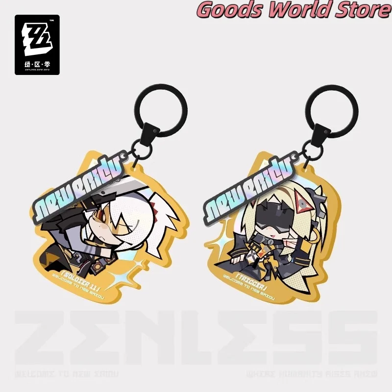 

Original Soldier 11 Trigger Keychain Pendant Mihoyo Game ZZZ Zenless Zone Zero Trigger Cosplay Costume Anime Backpack Keychain