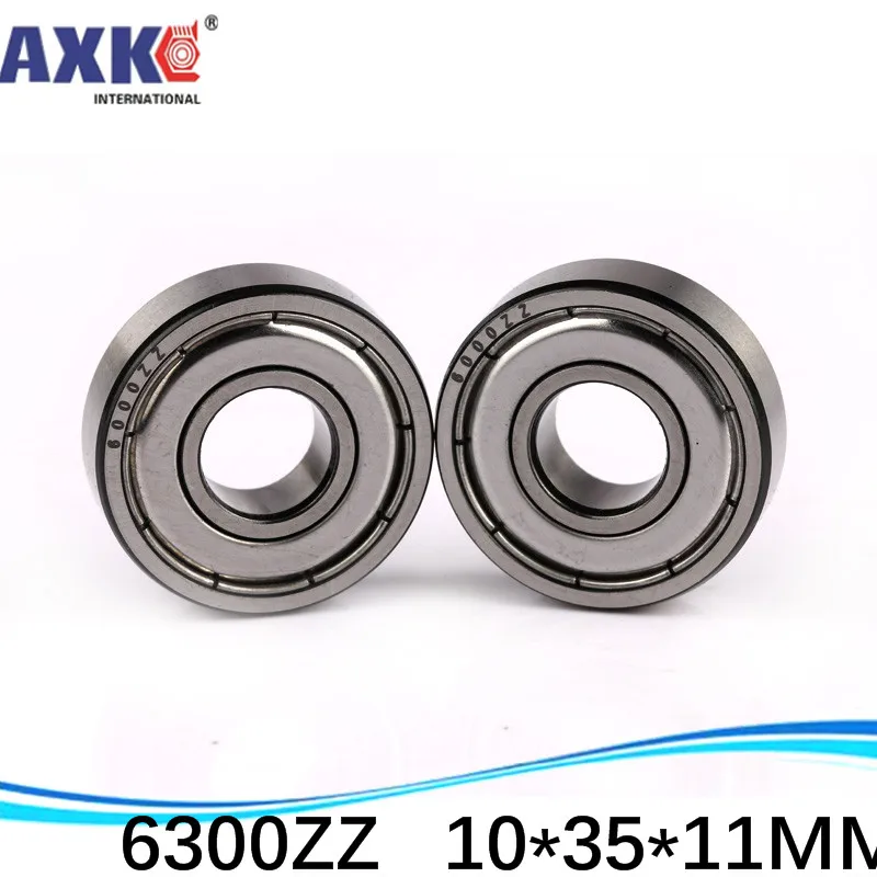 High Quality Deep Groove Ball Bearing Factory Direct Sale 6300 6300ZZ 6300-2Z 6300Z 80300 10*35*11 Mm 10pcs/lot Inch Bearing AXK