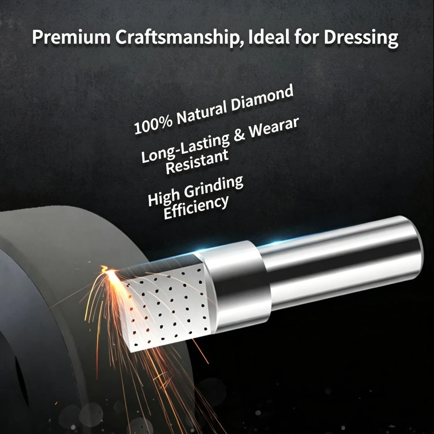 Diamond Stone Grinding Wheel Sharpener Flat Head Handheld Refining Pen Tool for Precision Sharpening And Maintenance