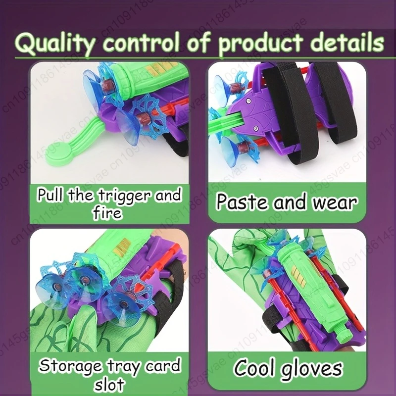 بطل لعبة البنادق أنيمي الرجل العنكبوت قاذفة المعصم الرصاص الناعمة للأطفال ألعاب قابلة للإطلاق في الهواء الطلق متعة الرياضة موضة الهدايا #4