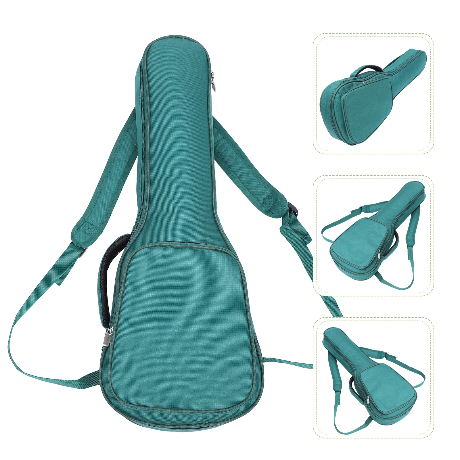 

1pc Padded Ukulele Bag Adjustable Shoulder Strap Waterproof Fabric 4-String Storage Portable Gig Case Dust-Proof Large for Kids