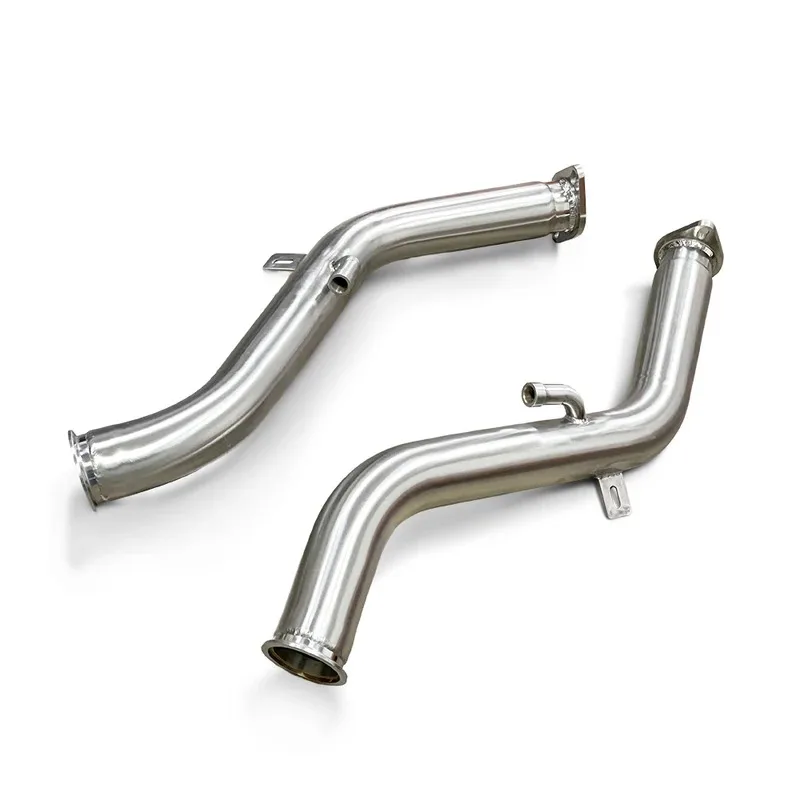

High performance 304 stainless steel direct downpipe exhaust suitable for Nissan 400Z 3.0T 2021-2024 automotive exhaust accessor