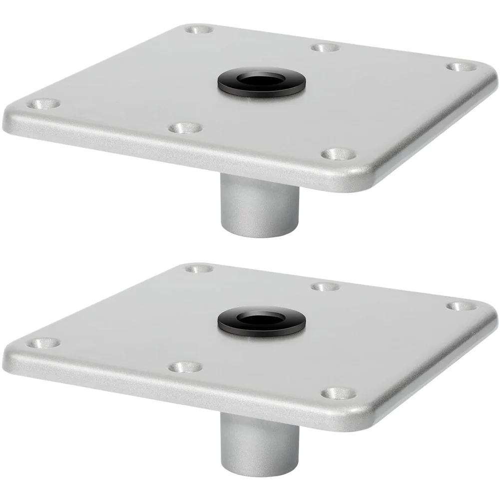 7x7 Inch Mount Boat Seat Base Boat Seating Replacement Reinforced Load-bearing Baking Varnish Finish Acetal Bushing