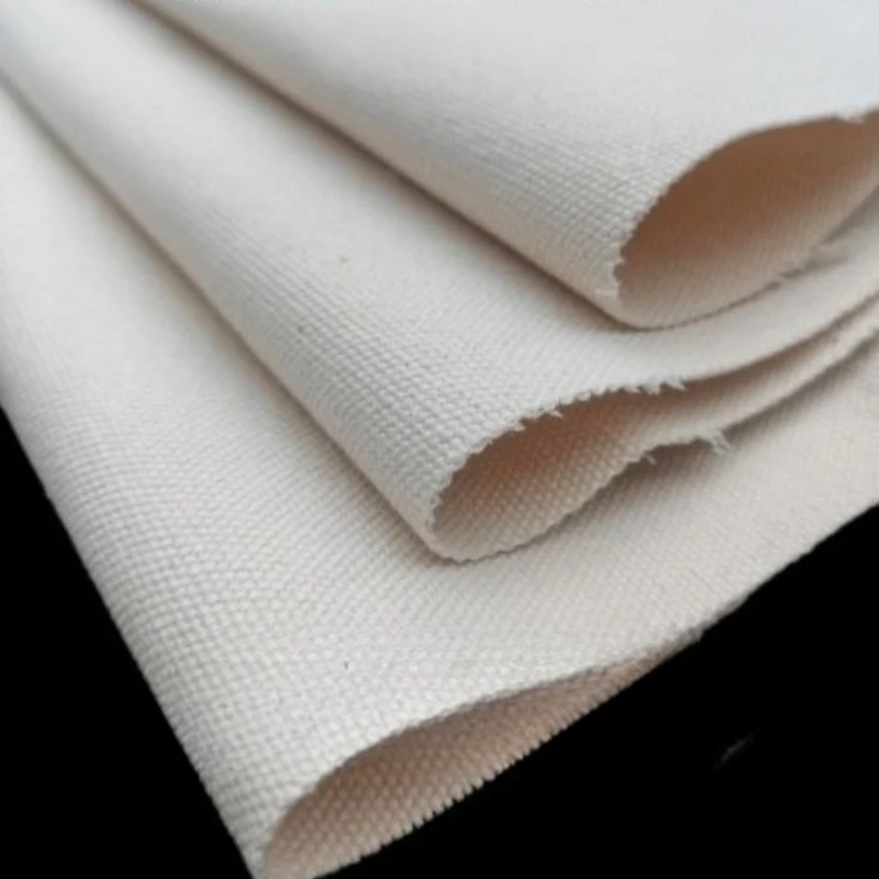 

Natural White Heavyweight Canvas Fabric DIY Bag Making Cotton Textile Upholstery Craft Material Luggage Couch Decor Supply