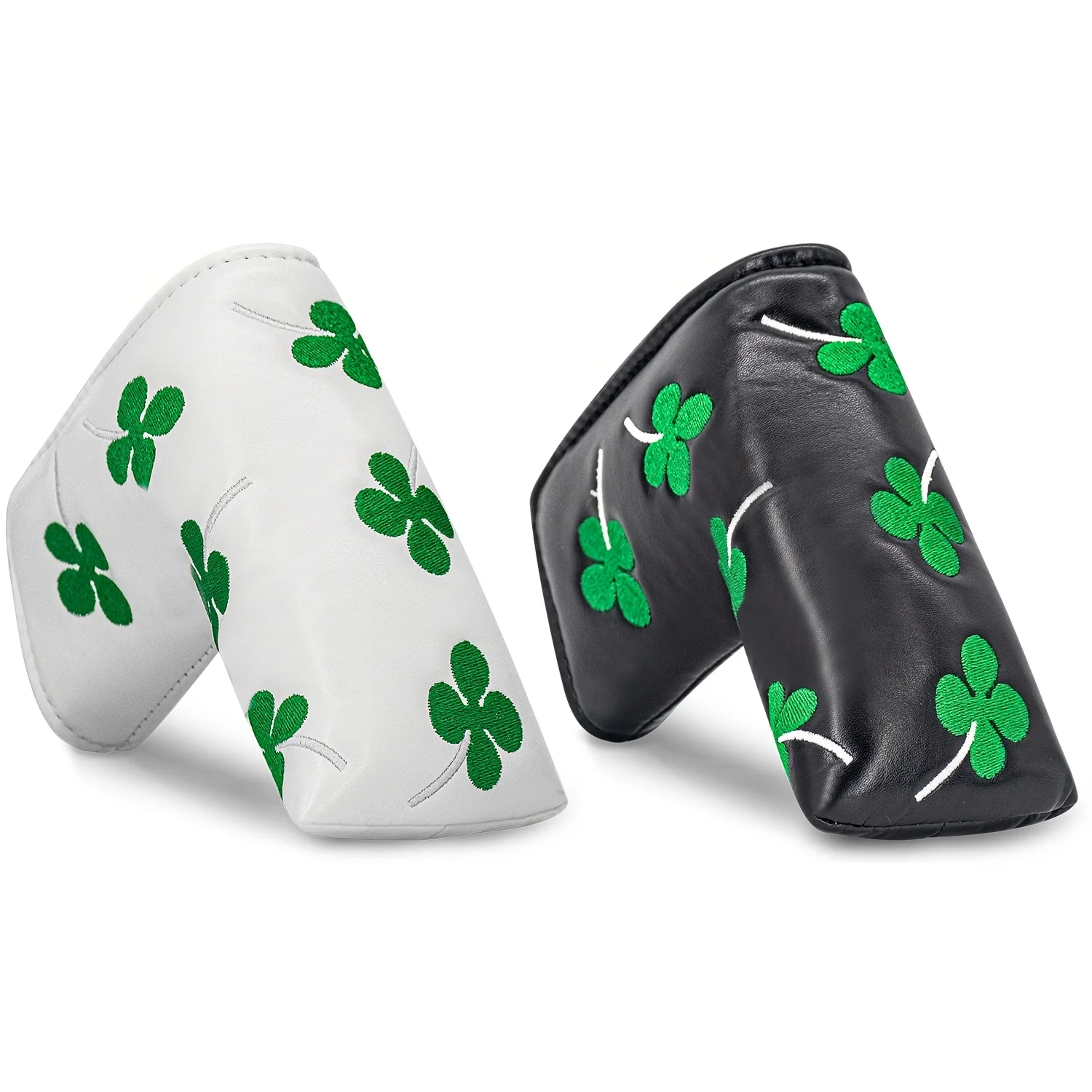 1pc Four-Leaf Clover Pattern Golf Club Head Cover, Embroidery Craft, Designed for Men And Women Golf Enthusiasts High Golf
