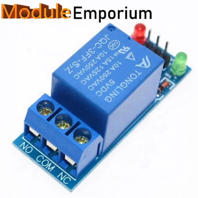 JQC-3FF-S-Z-05VDC 5V low level trigger 1 Single Channel Road Way Relay Module