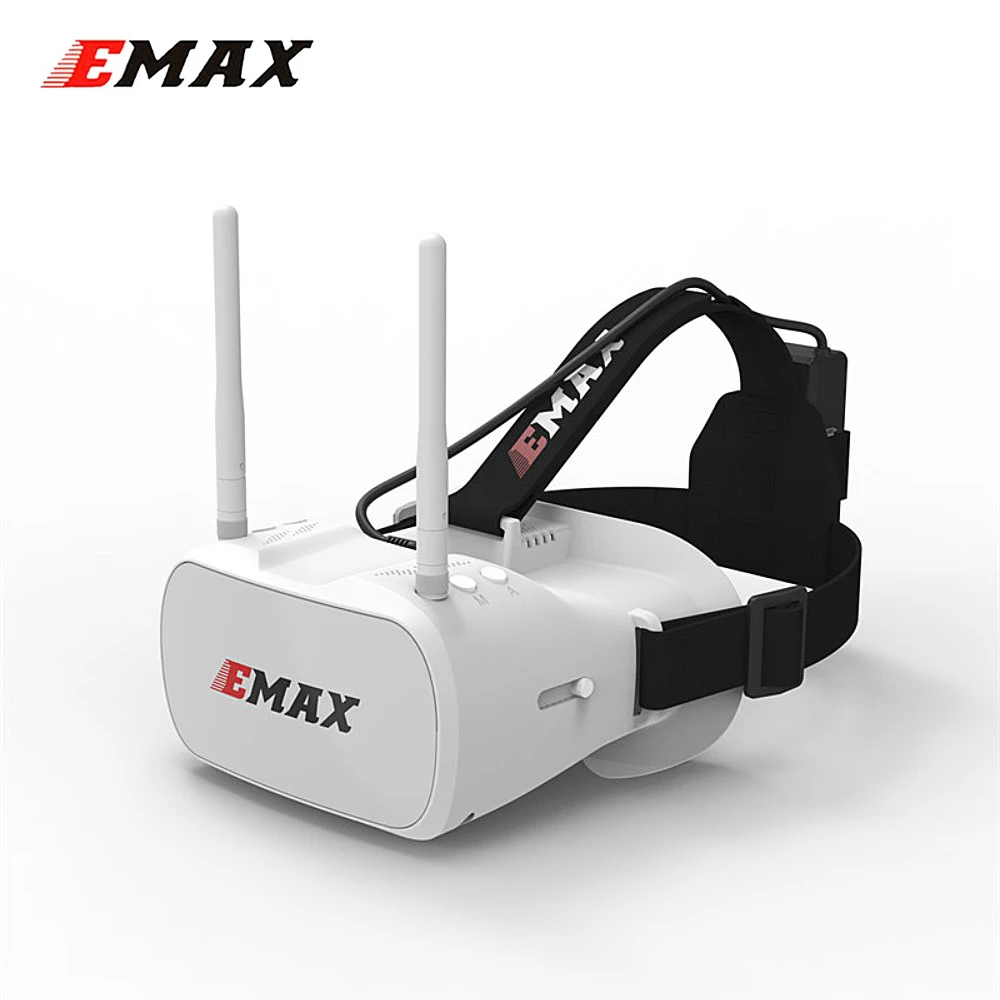 

EMAX Tinyhawk 5.8G 48CH FPV Goggles 4.3 Inches 480*320 Video Headset With Dual Antennas 4.2V 1800mAh Battery For RC Drone