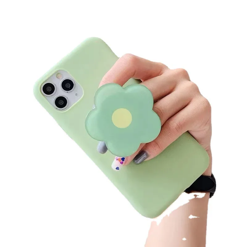 الكورية Ins الرياح بالتنقيط الغراء Aya زهرة وسادة هوائية حامل هاتف المحمول مع وسادة هوائية متعددة الوظائف قابلة للتطوير المضادة للسقوط