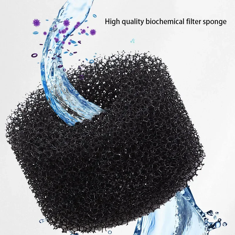 New Bio Sponge Filter for Aquarium Fish Tank Shrimp Pond Air Pump Biochemical Filtration Noiseless Foam aquarium accessories view 4