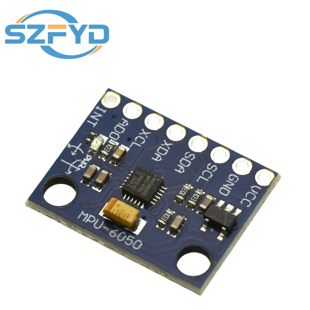 Módulo MPU6050 Sensores giroscópicos analógicos de 3 ejes + Módulo acelerómetro de 3 ejes