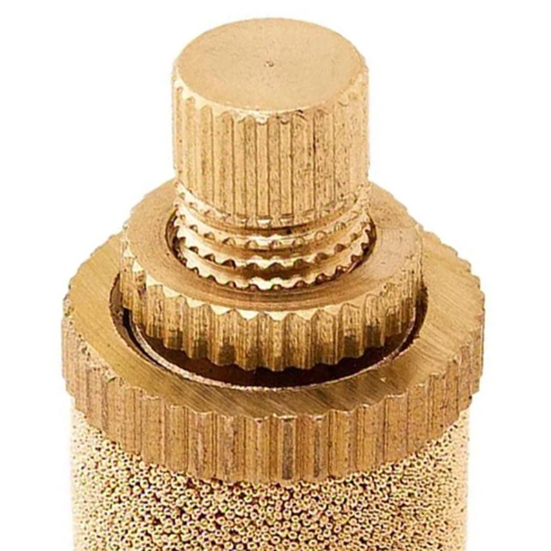 ABAE-3/8 بوصة NPT صمام التحكم في التدفق/التأهل/كاتم الصوت للتعليق (4 عبوات) VXA4038-4