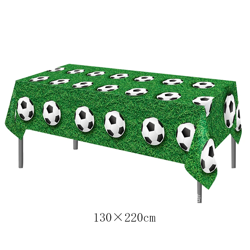 Fußball Party Einweg Tischdecke Grün Weiß Kinder Jungen Geburtstag Party Fußball Party Sport Spiel Dekor Liefert Tischdecke