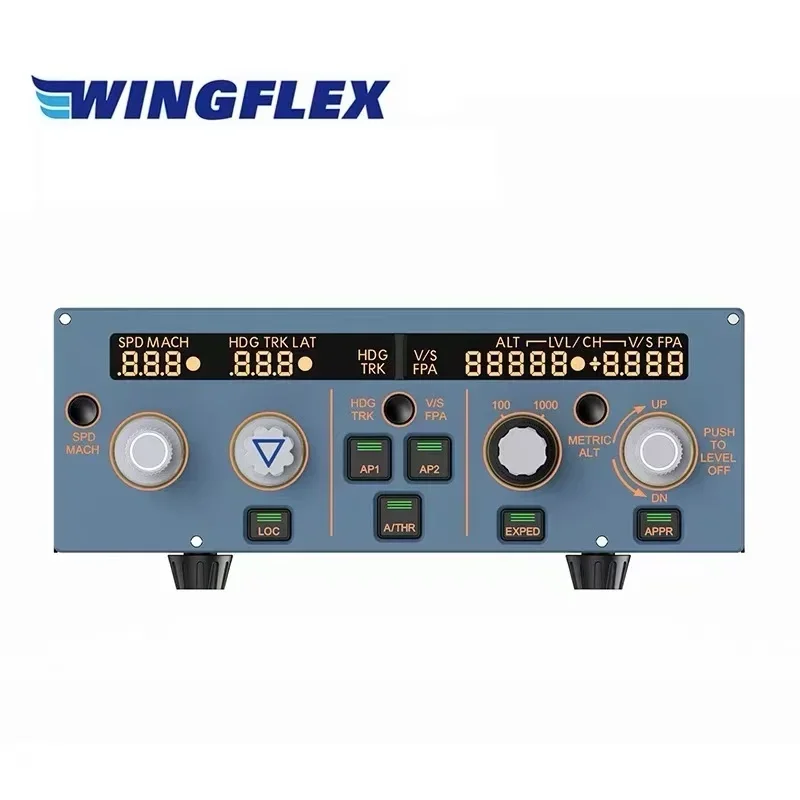 WINGFLEX A320 FCU CUBE Flight Control Unit A320 Panel Game Simulator Supports for X-Plane MSFS2020