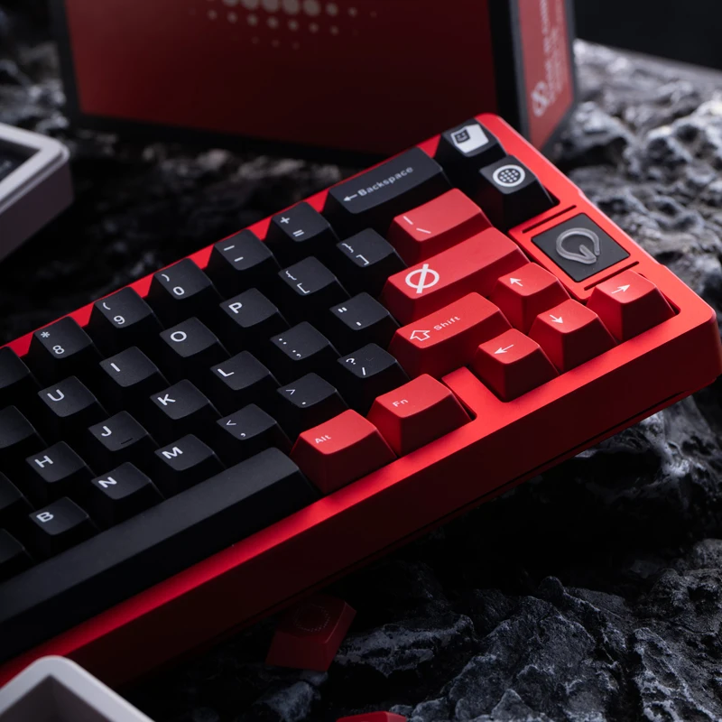 FBB أغطية المفاتيح Oric أسود أبيض نمط PBT لوحة المفاتيح الميكانيكية المخصصة Keycap لمفاتيح MX ملف تعريف الكرز 1.7 مللي متر سميكة