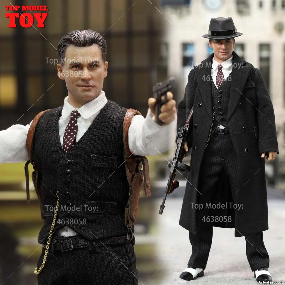 

DID XT80008 1/12 Scale Palm Hero Series Chicago Gangster John Action Figure Model 6" Movable Action Full Set For Collection