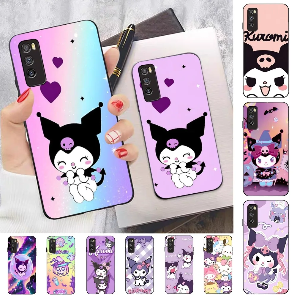 Cartoon K-kuromi Phone Case For Huawei Honor 10 Lite 9 20 7A 9X 30 50 60 70 Pro Plus Soft Silicone Cover