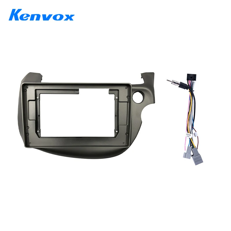 

Android 2 Din Car Radio Fascia Adapter Frame 10.1'' GPS Navigation Panel Installation Kit For HONDA JAZZ FIT RHD 2007-2014