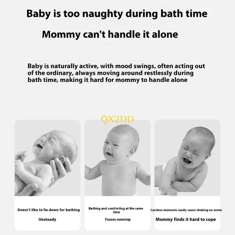 Infant Bathing Chair Anti Tip Safety Base Comfortable Backrest Baby Shower view 3