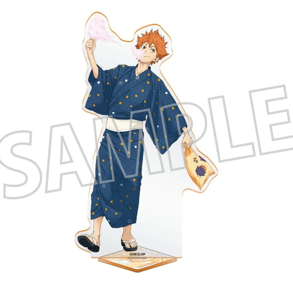 Anime Haikyuu!! 15cm HD Acrylic Figure Stand Hinata Oikawa Unique Gift 4th July Holiday Present For Table Shelf Bedroom keychain