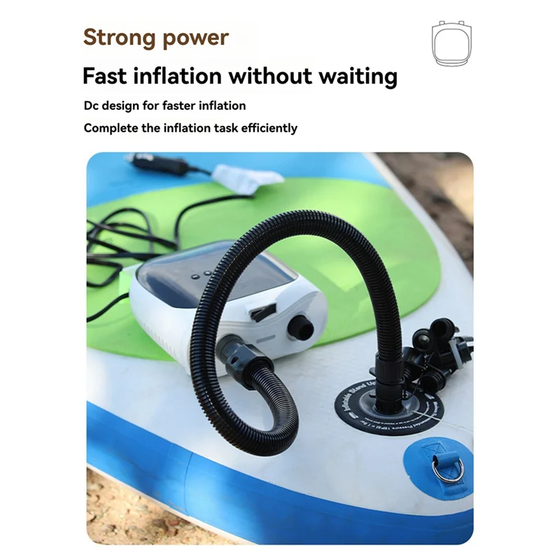 

AZ-SUP Paddle Board Air Pump 20PSI Rechargeable Air Pump 4000Mah Battery For Paddle Boards Kayaks Wind Wings