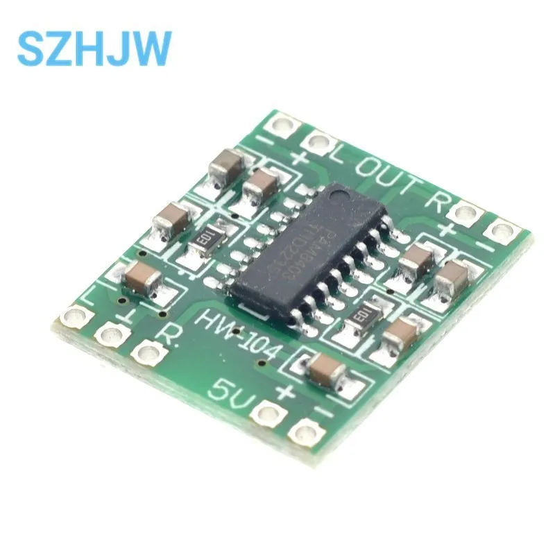 5pcs PAM8403 Super Mini Digital Amplifier Board 2 * 3W Class D Digital Amplifier Board Efficient 2.5 To 5V USB Power Supply