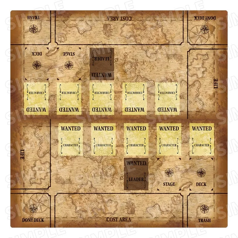 

Новый игровой коврик 600x600 мм «Пиратская карта» для двоих игроков, 2 мм, без швов, резиновый, для карточных игр OPCG, подарок
