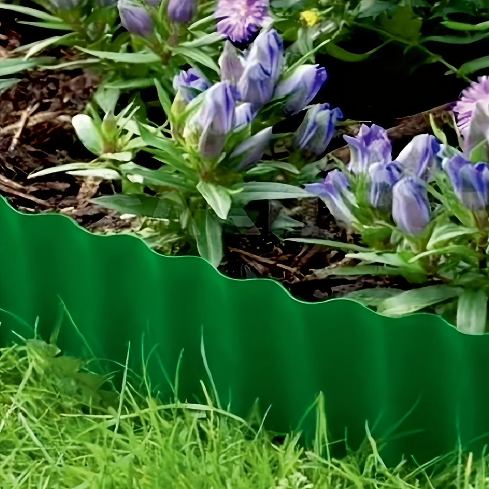 

Garden Grass Lawn Edge Border Fence Path Flexible Lawn Edging Border Fence Plastic Inserted Into The Ground Outdoor Accessories