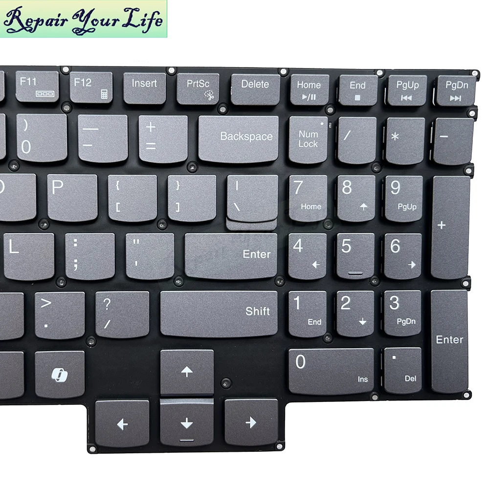 US RU Italian Ukrainian Keyboard RGB Backlight For Lenovo Legion Pro 5-16ACH6 16ITH6H 16IAH7H 16ARH7 PT5CYXBG PH5CYXBG-4T New