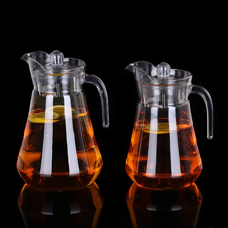600ml/2000ml Plastic Stove Top Safe Heat Resistent Large Pitcher Kettle Hot and Iced Tea Water Juice Beverage