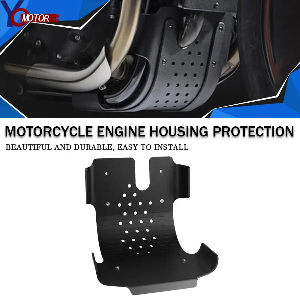 

Motor Front Engine Guard Baffle Engine Housing Protection For Street Twin Thruxton RS Speed Twin Street Cup Bonneville T100 T120